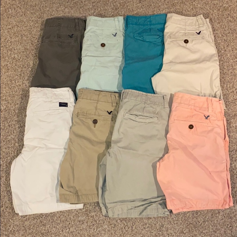 Bundle of 8 American Eagle shorts - Sz 26